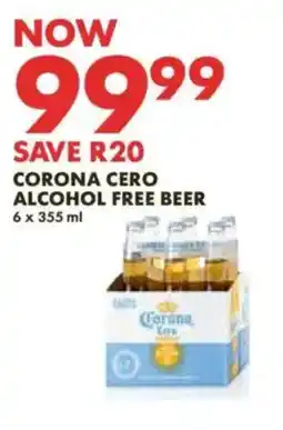 Woolworths Corona Cero Alcohol Free Beer offer