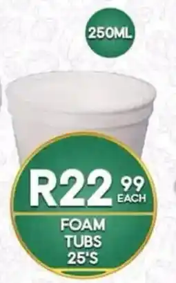 Take 'n Pay FOAM TUBS offer