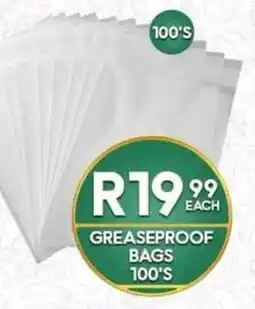 Take 'n Pay Greaseproof Bags offer