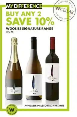 Woolworths Woolies Signature Range Assorted offer