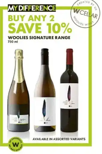 Woolies Signature Range Assorted