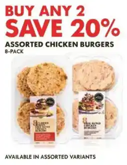 Woolworths Assorted Chicken Burgers offer