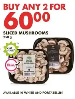 Woolworths Sliced Mushrooms offer