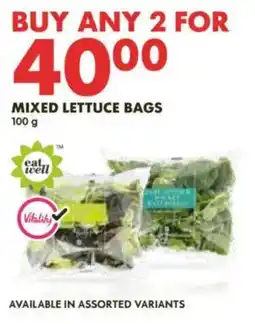 Woolworths Mixed Lettuce Bags offer
