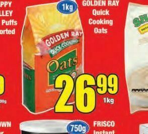 Boxer Golden ray oats offer