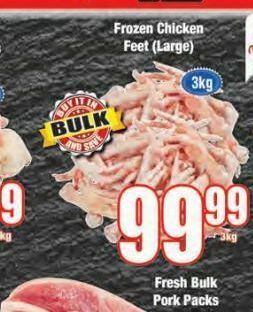 Boxer Chicken feet offer