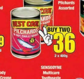 Boxer Best cook pilchards 2 offer