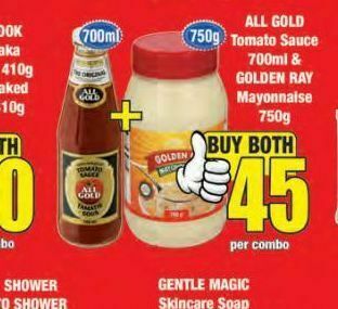 Boxer All gold tomato sauce offer