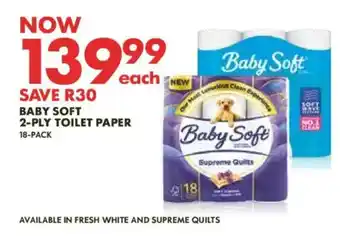 Baby Soft 2-Ply Toilet Paper
