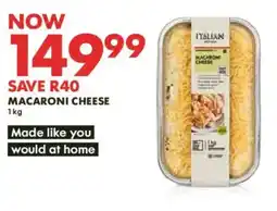 Woolworths Italian Macaroni Cheese offer