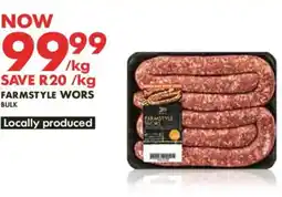 Woolworths Farmstyle Wors Bulk offer