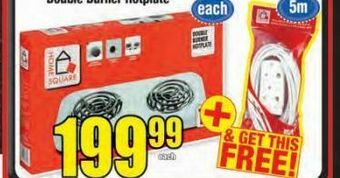 Boxer Home square hotplate offer