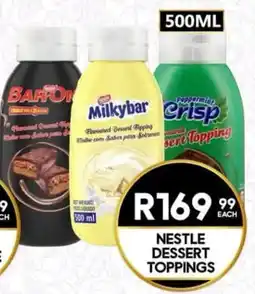 Take 'n Pay Nestle Dessert Toppings offer