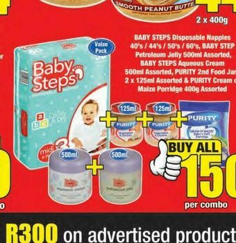 Boxer Baby steps nappies offer