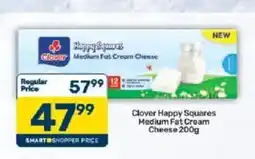 Pick n Pay Clover Happy Squares Medium Fat Cream Cheese offer