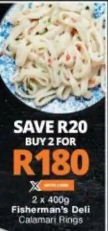 Fisherman's Deli Calamari Rings 2 x 400g