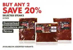 Woolworths Selected Steaks offer