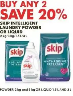Woolworths Skip Intelligent Laundry Powder or Liquid offer
