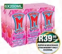 Take 'n Pay Super M Milkshake Strawberry offer