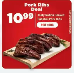 OK Express Tasty Nation Cooked Cocktail Pork Ribs offer