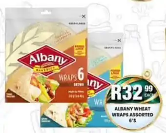 Take 'n Pay Albany Wheat Wraps Assorted offer