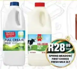 Take 'n Pay Spring Meadow/First Choice Fresh Milk offer