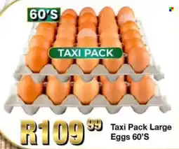 Take 'n Pay Taxi Pack Large Eggs 60'S offer