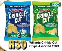 Take 'n Pay Willards Crinkle Cut Chips Assorted offer