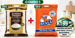 Take 'n Pay Golden Delight Rice, Nyala Maizemeal offer