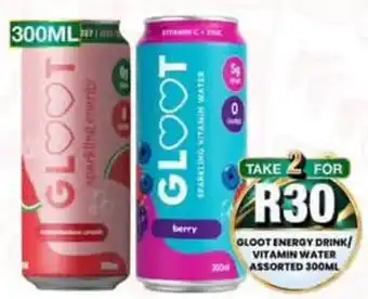 Take 'n Pay GLOOT ENERGY DRINK/ VITAMIN WATER ASSORTED offer