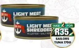 Take 'n Pay Sailors Tuna Light Meat Shredded offer