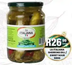 Take 'n Pay La Italiana Gherkins Dill / Sweet Sour offer