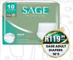 Take 'n Pay SAGE ADULT DIAPERS offer