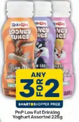 Pick n Pay PnP Low Fat Drinking Yoghurt Assorted offer
