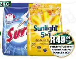 Take 'n Pay Sunlight or Surf Handwashing Powder offer