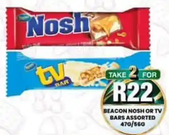 Take 'n Pay Beacon Nosh or TV Bars Assorted offer