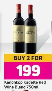 Kanonkop Kadette Red Wine Blend-For 2 x 750ml