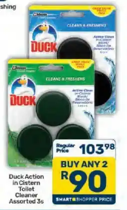 Pick n Pay Duck Action in Cistern Toilet Cleaner Assorted offer