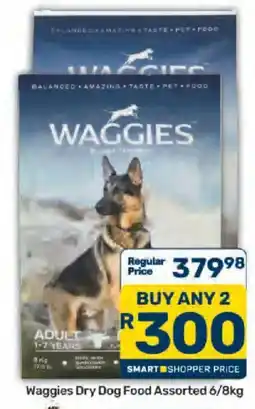 Pick n Pay Waggies Dry Dog Food Assorted offer