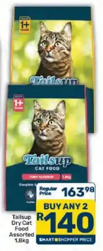 Pick n Pay Tailsup Dry Cat Food Assorted offer