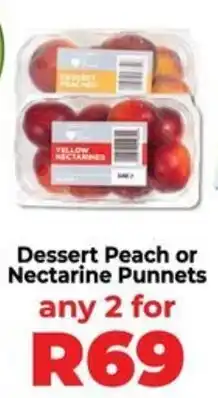 Food Lover's Market Dessert Peach or Nectarine Punnets offer