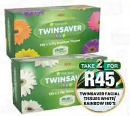 Take 'n Pay Twinsaver Facial Tissues offer
