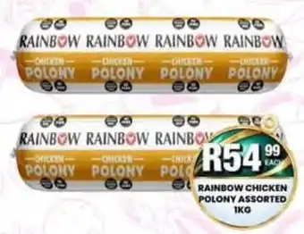 Take 'n Pay Rainbow Chicken Polony Assorted offer