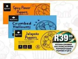 Take 'n Pay Rozana Crumbed Halloumi/Jalapeño Poppers/Paneer Poppers offer