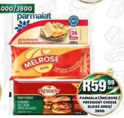 Take 'n Pay Parmalat/Melrose/President Cheese Slices offer