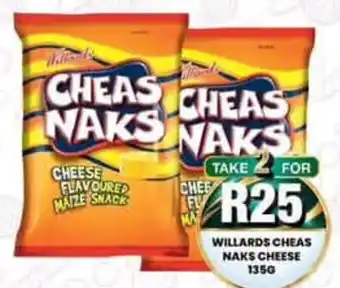 Take 'n Pay Willards Cheas Naks Cheese offer