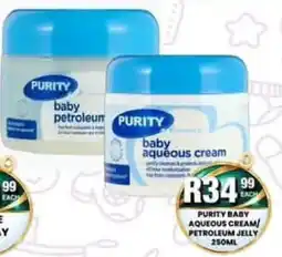 Take 'n Pay PURITY baby aqueous cream offer