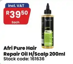 Africa Cash and Carry Afri Pure Hair Repair Oil H/Scalp offer