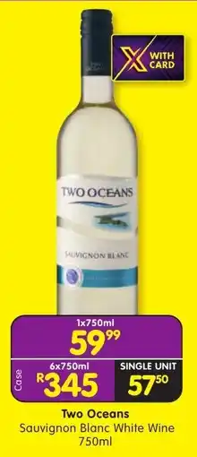 Shoprite Liquor Two Oceans Sauvignon Blanc White Wine offer