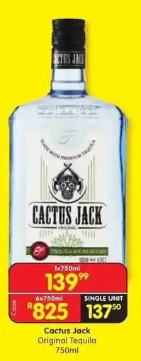 Shoprite Liquor Cactus Jack Original Tequila offer